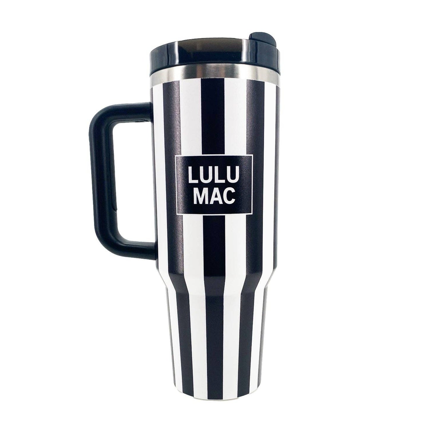 LuLu Mac-4412 Stripe-Black Tumbler