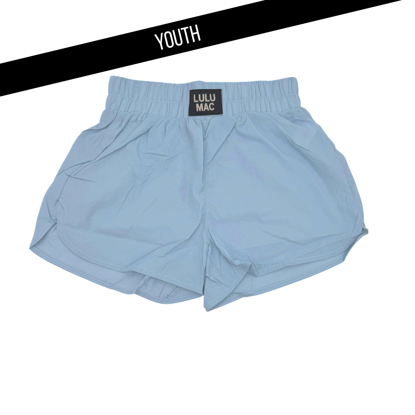 LULU MAC YOUTH | LIGHT BLUE KIDS SOLID SHORT