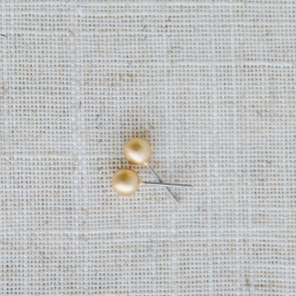 Earrings Grenada Brushed Gold Small