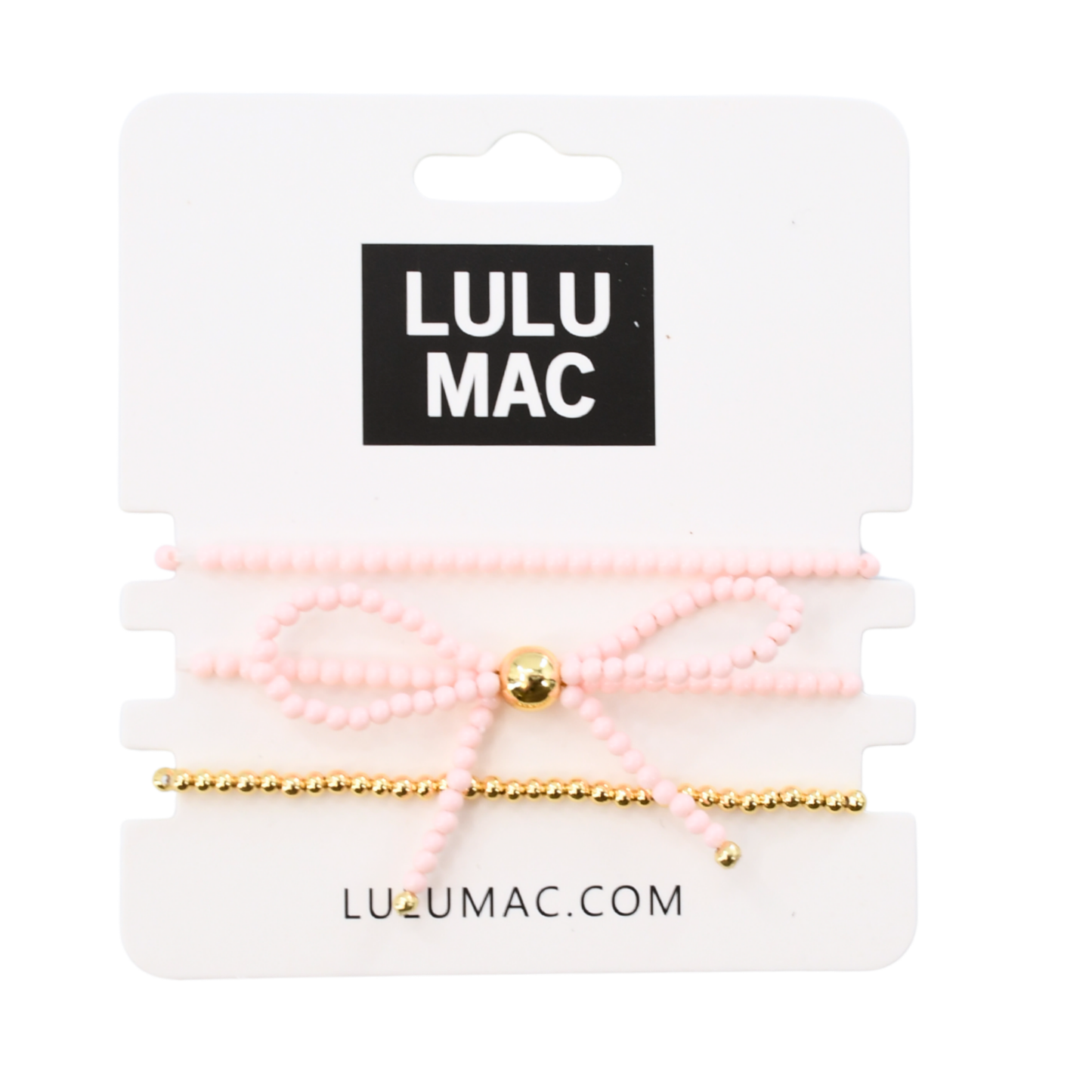 LuLu Mac Light Pink Bow Bracelet