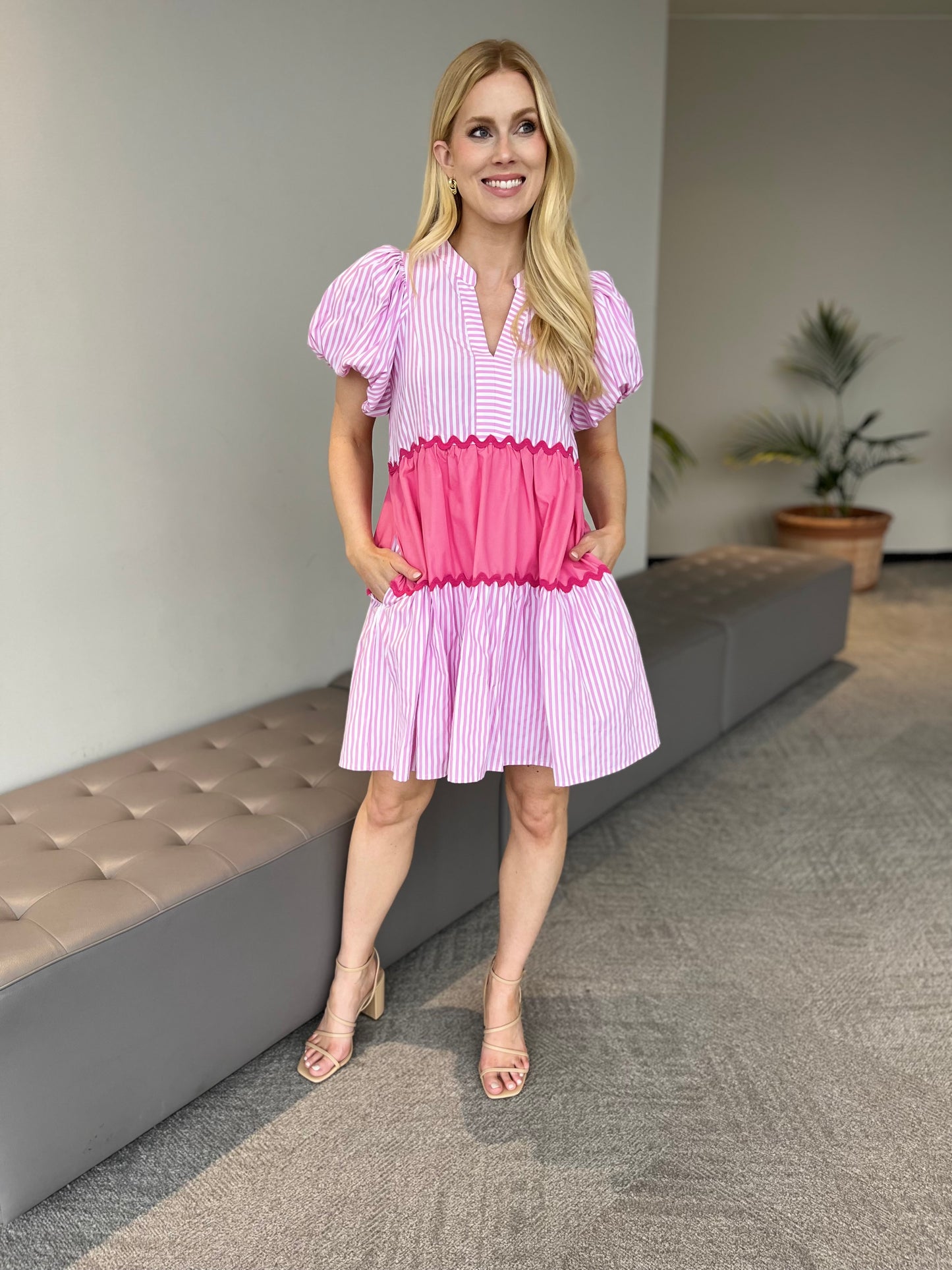 Blush Breeze Dress – Pink