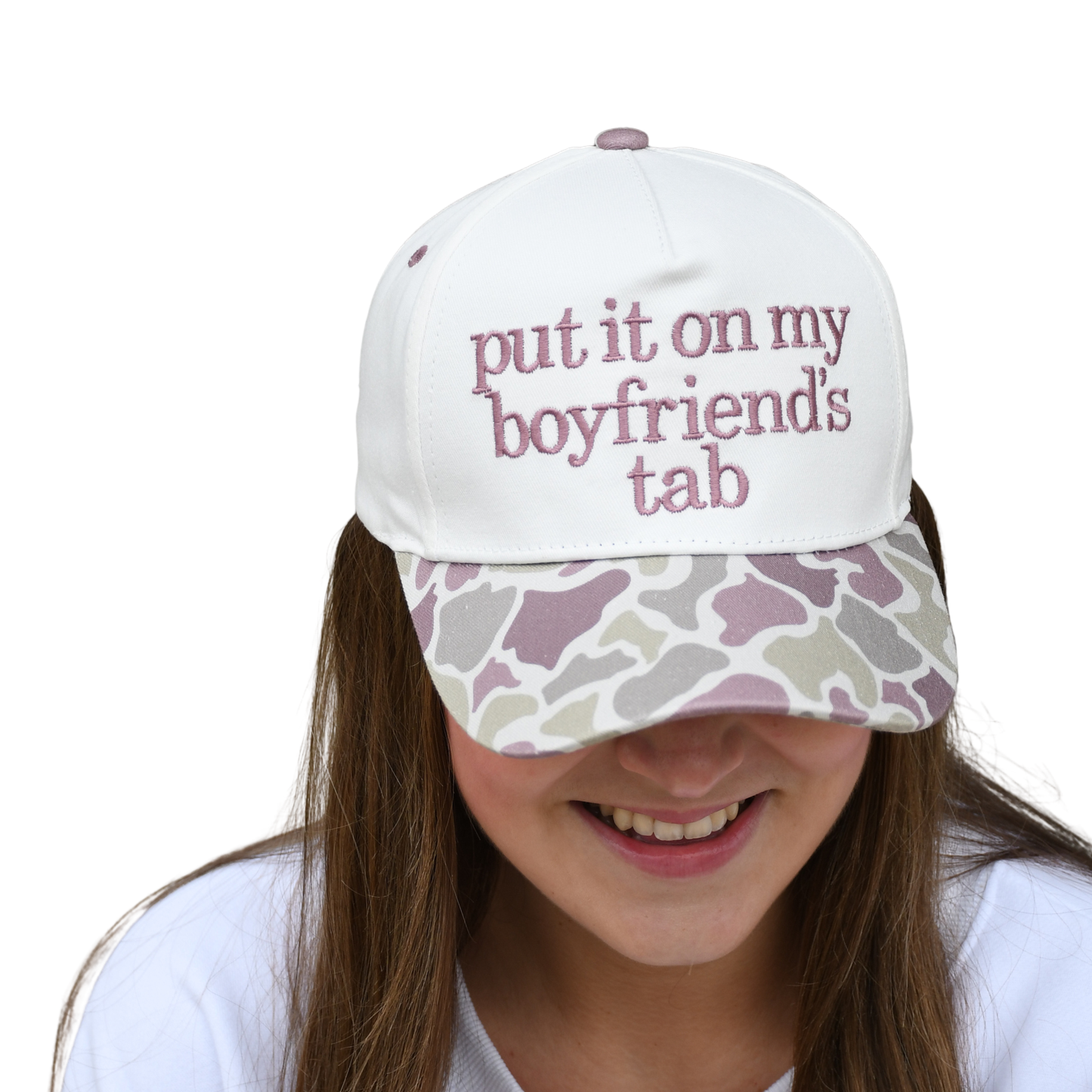 LuLu Mac-Boyfriends Tab Light Camo Hat