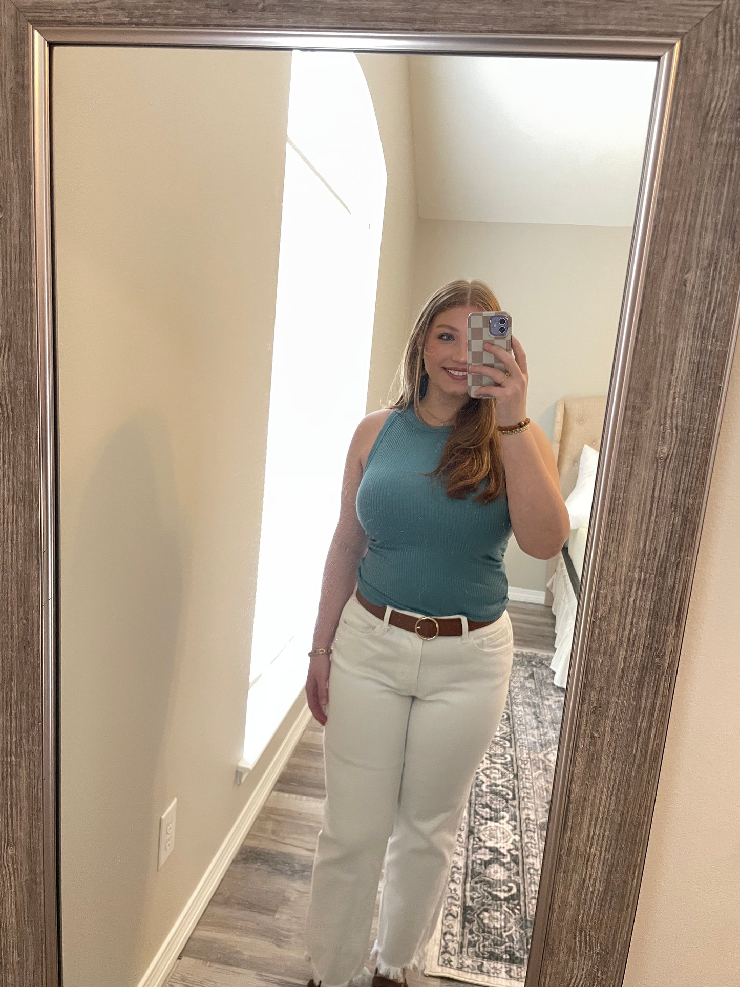 Basic Tank Dusty Teal