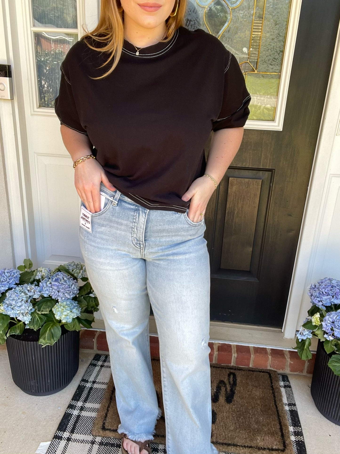 The Everyday Babe Top Black