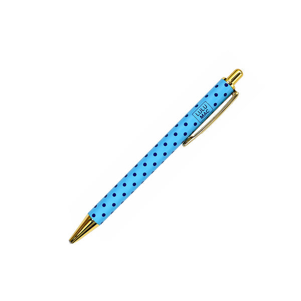 LULU MAC | Blue/Navy Dot Ink Pen