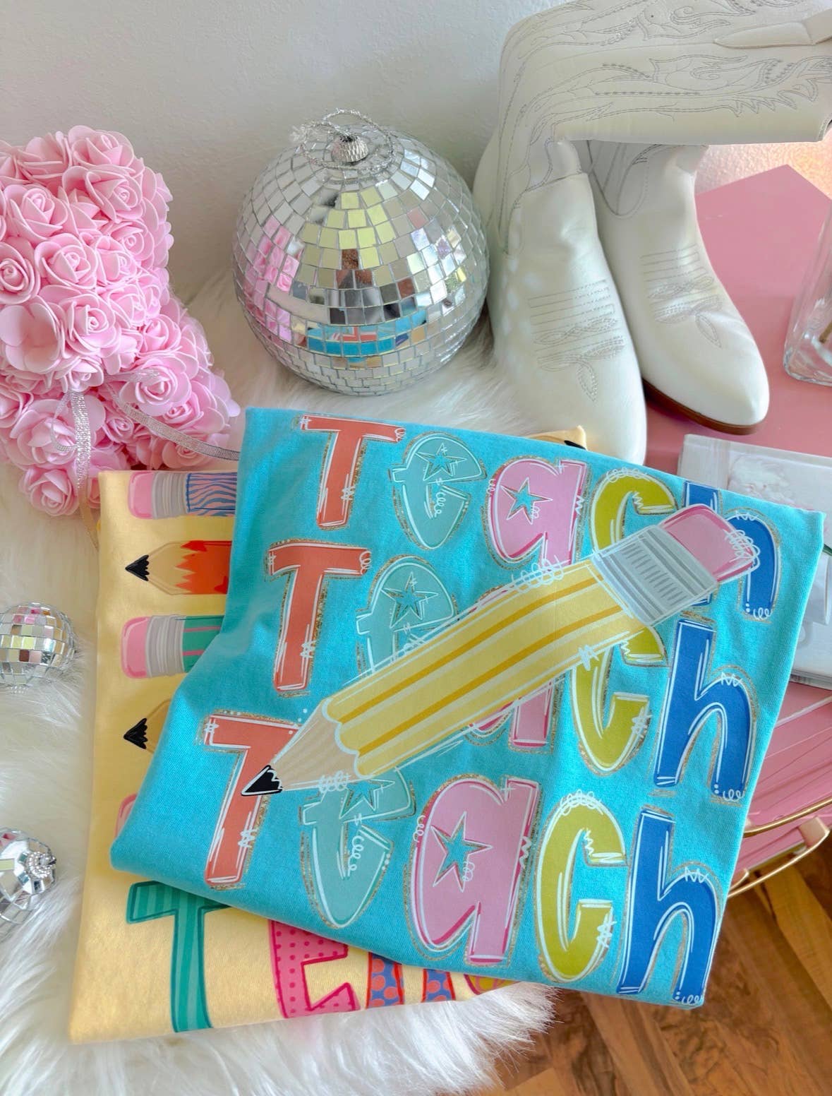 Teach Pencil Tee 