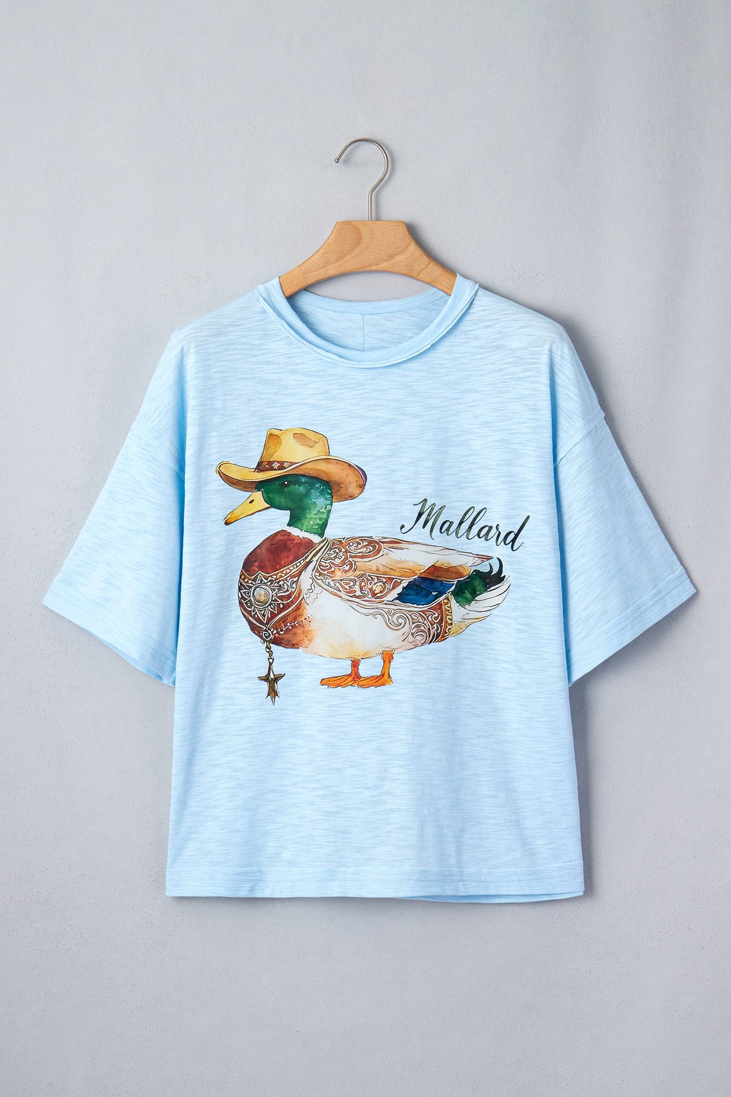Mallard Duck Short Sleeve Oversized Tee