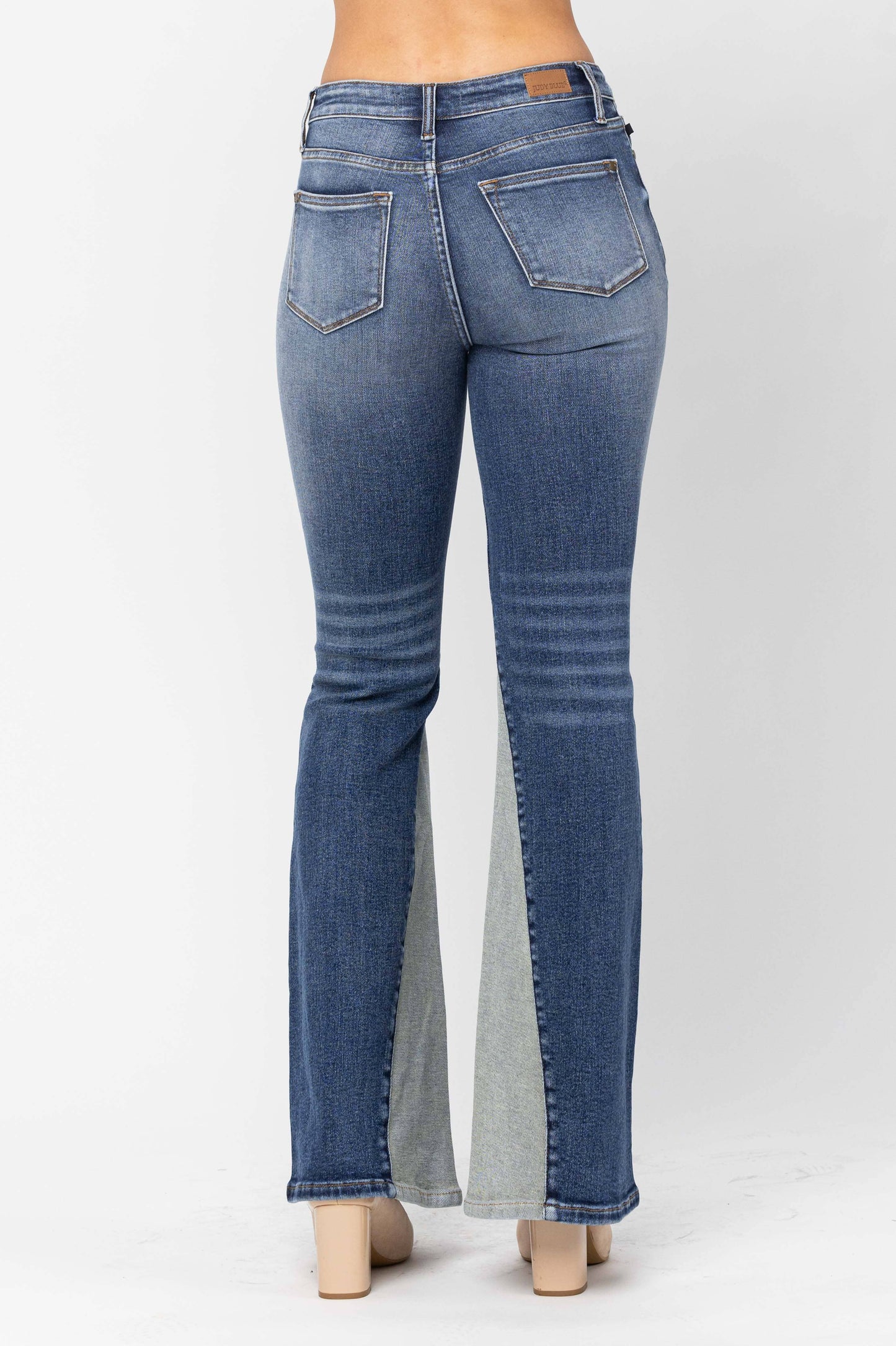 Midrise Inseam Panel Flare – Judy Blue