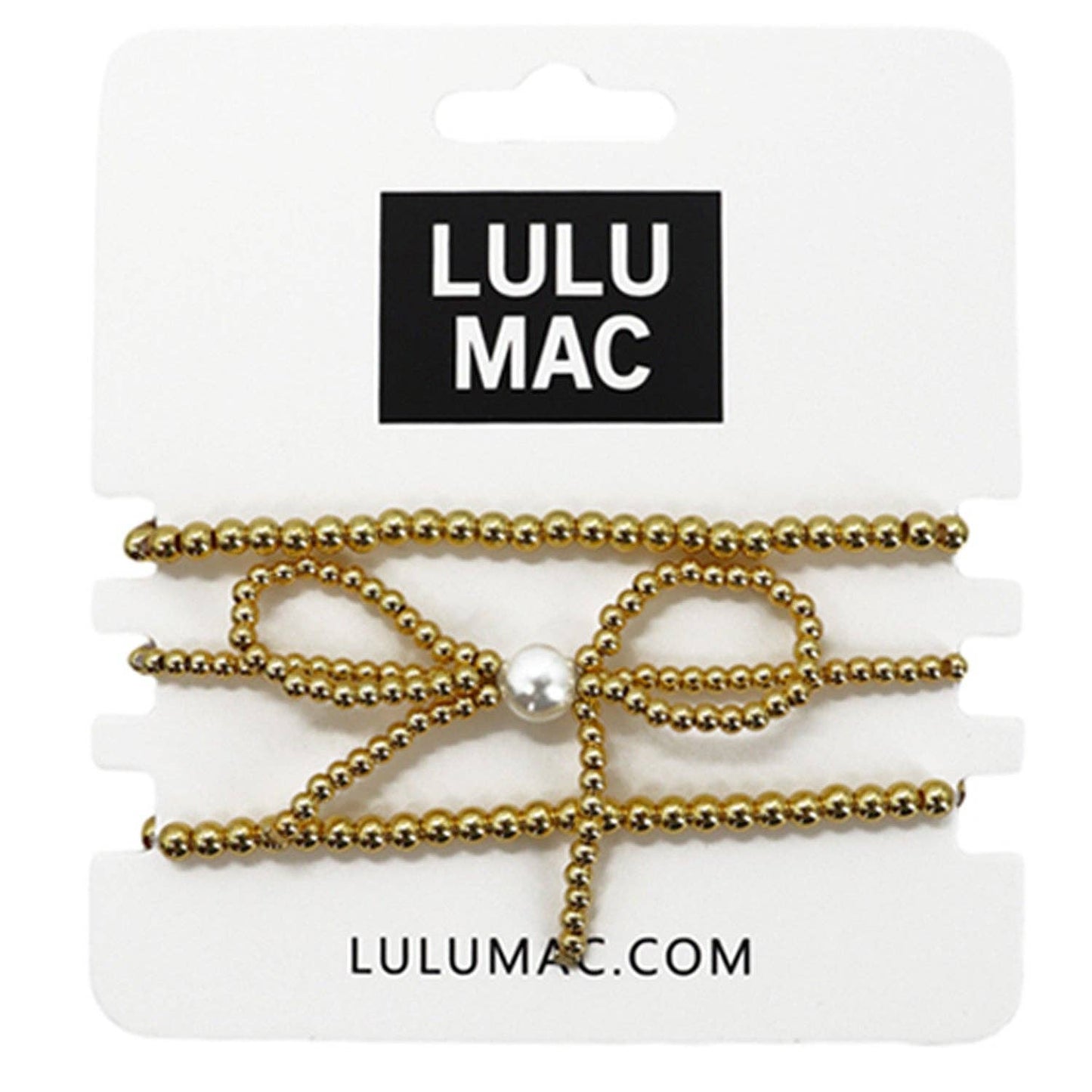LuLu Mac BR-BOW-GOLD-3 Bracelet