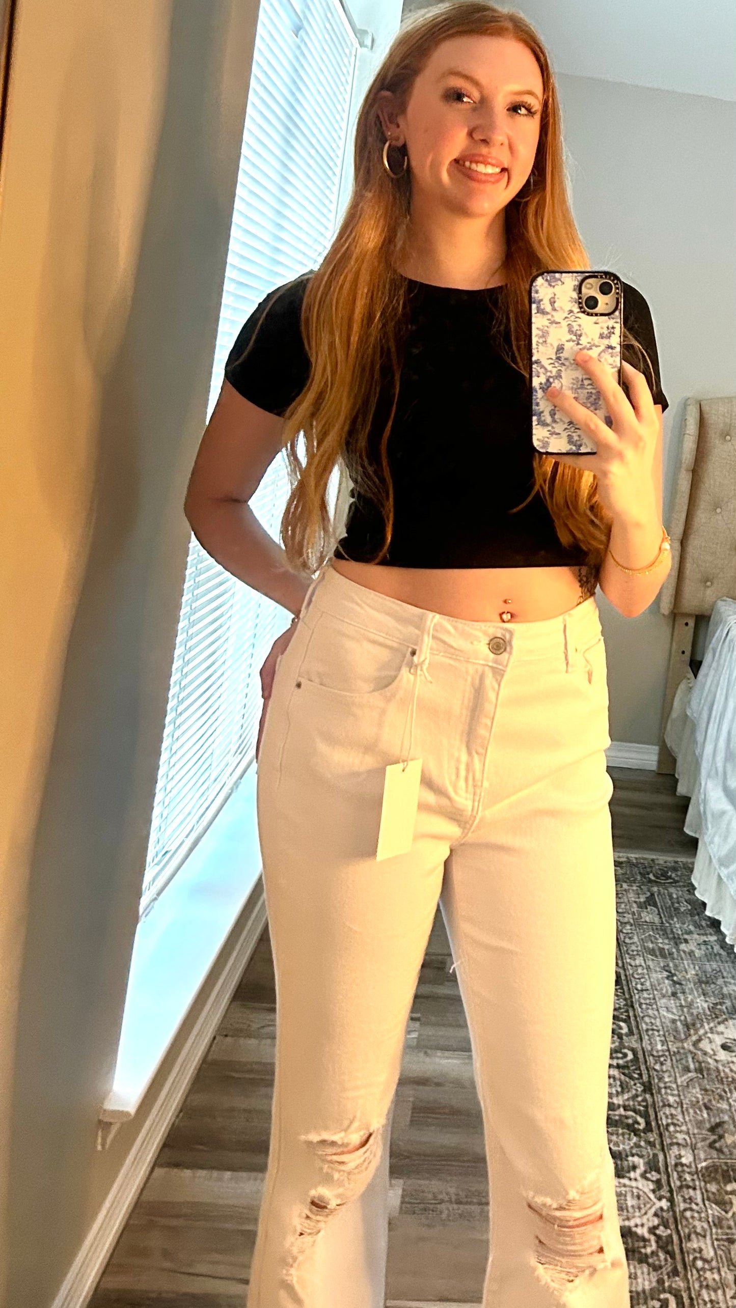 Short Sleeve Roundneck Crop Top