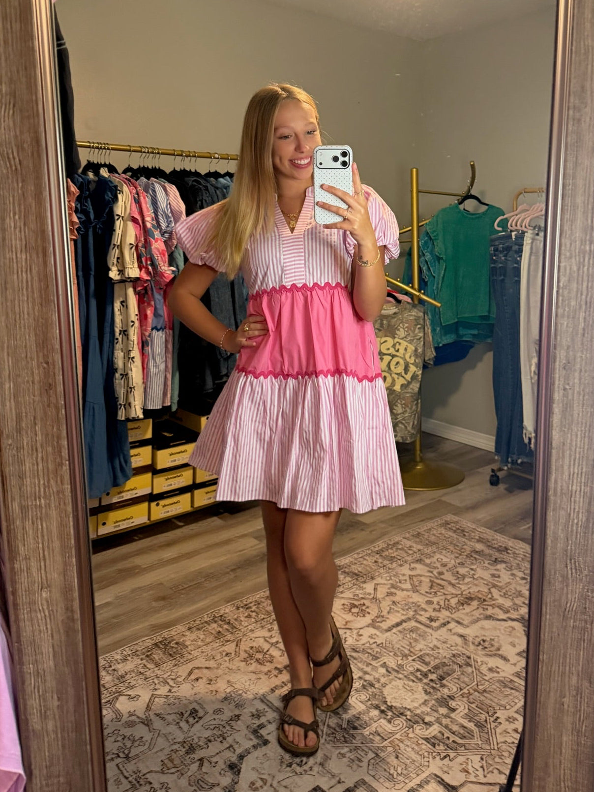 Blush Breeze Dress – Pink