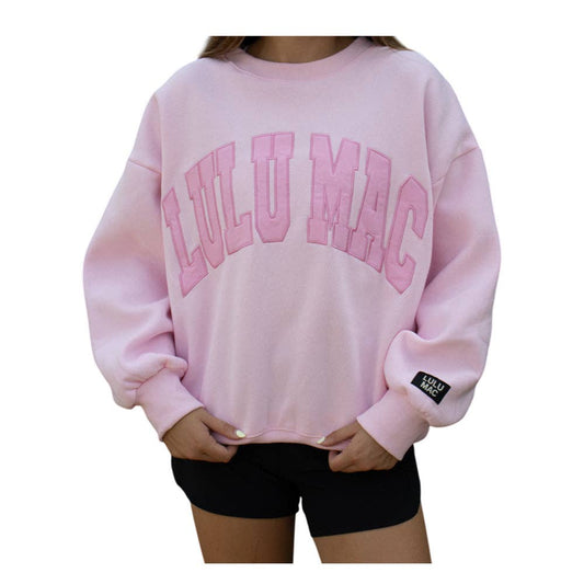 LuLu Mac Mono Pink Sweatshirt
