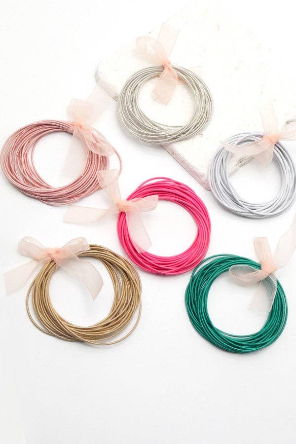 Guitar String Bracelets -20pcs set : GOLD