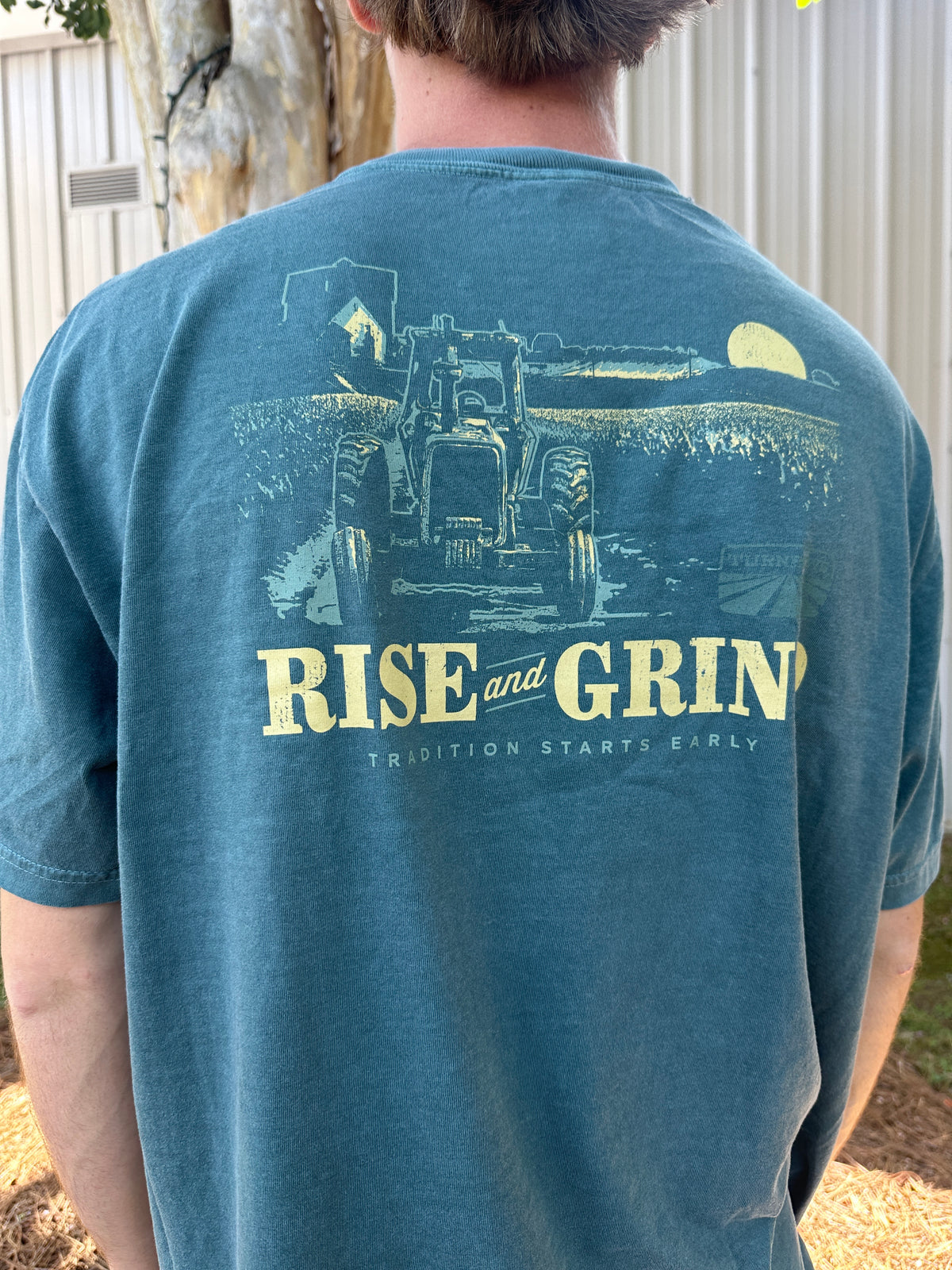 Traditions Start Early  Rise and Grind Gentleman's T-shirt