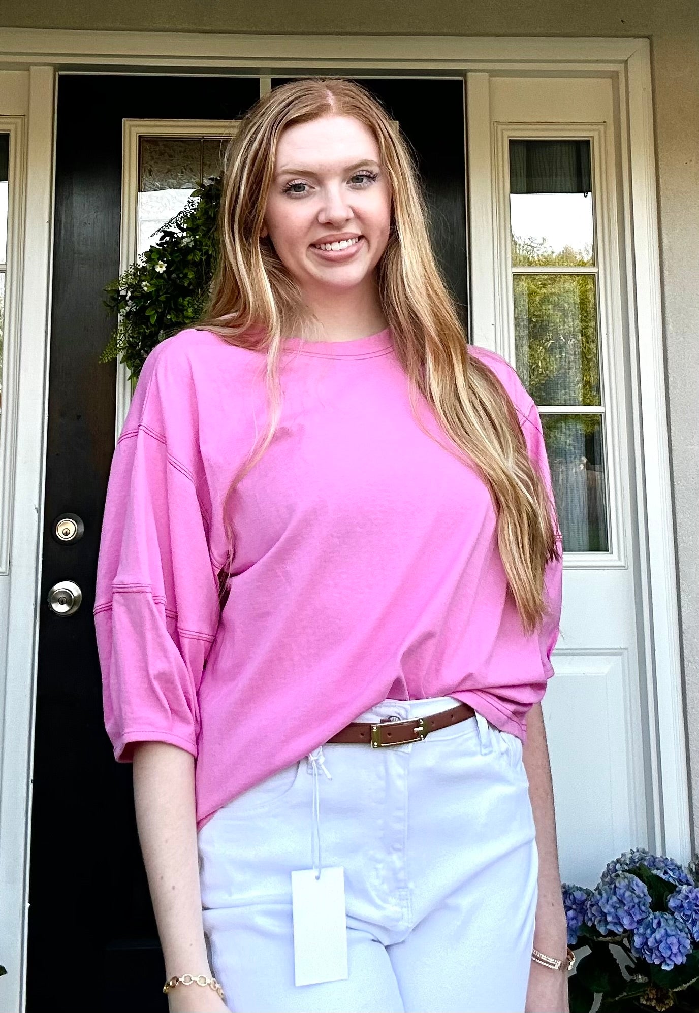 The Everyday Babe Top Pink