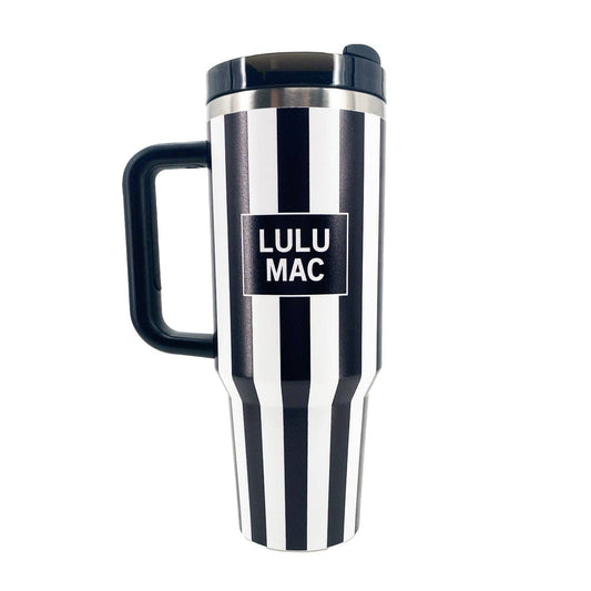 LuLu Mac-4412 Stripe-Black Tumbler