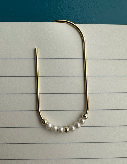 Pearl Grace Bookmark Clip