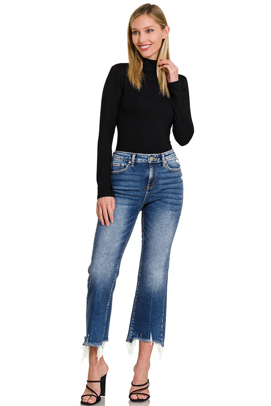 City Edge Frayed Denim