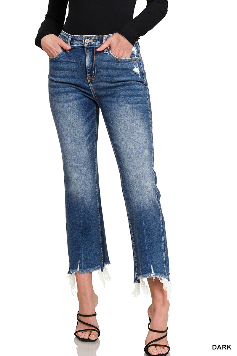 City Edge Frayed Denim