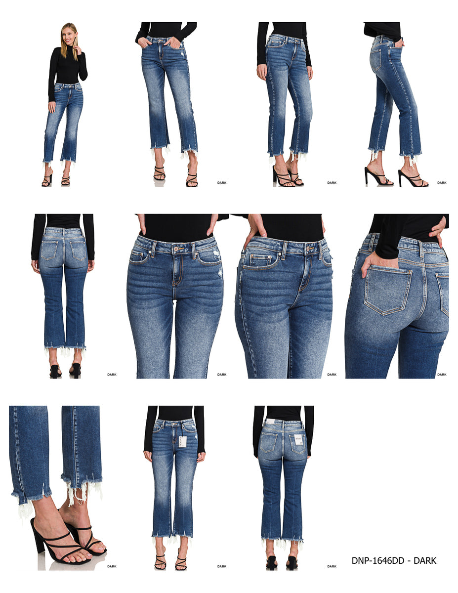 City Edge Frayed Denim