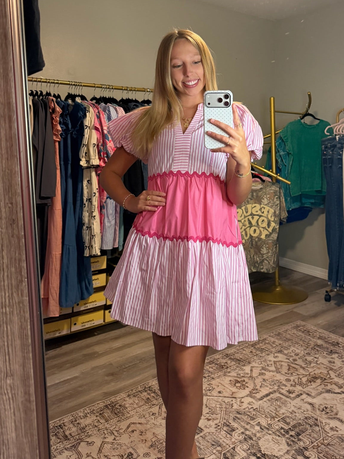 Blush Breeze Dress – Pink