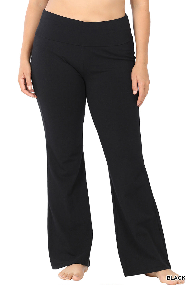 CurveFlare Leggings BLACK (Curvy)
