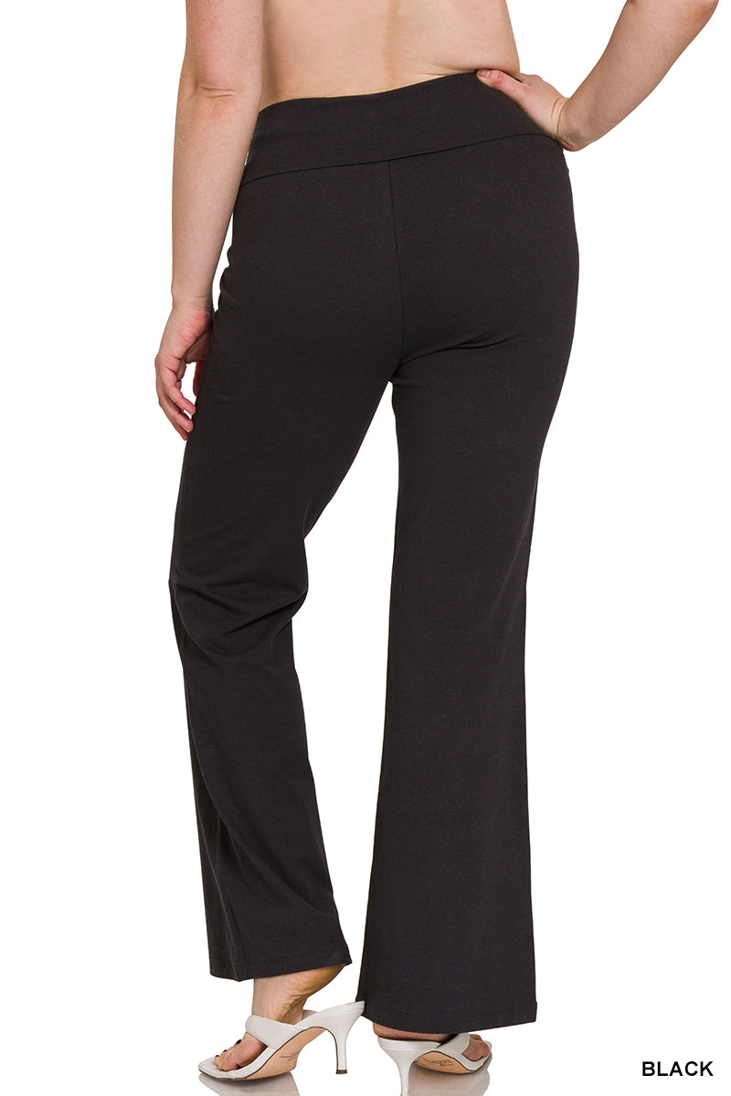 CurveFlare Leggings BLACK (Curvy)