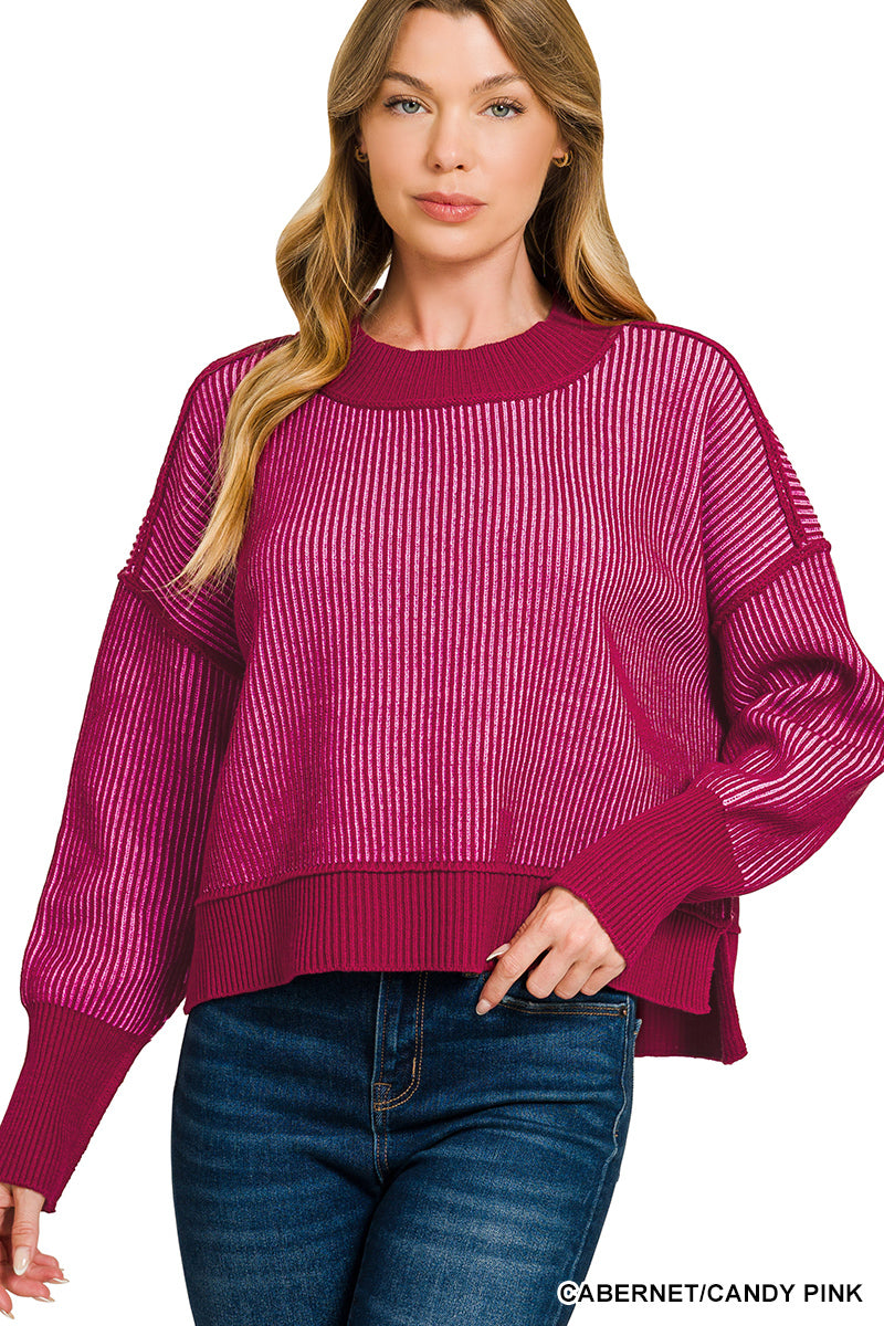 Cabernet Luxe Knit Top