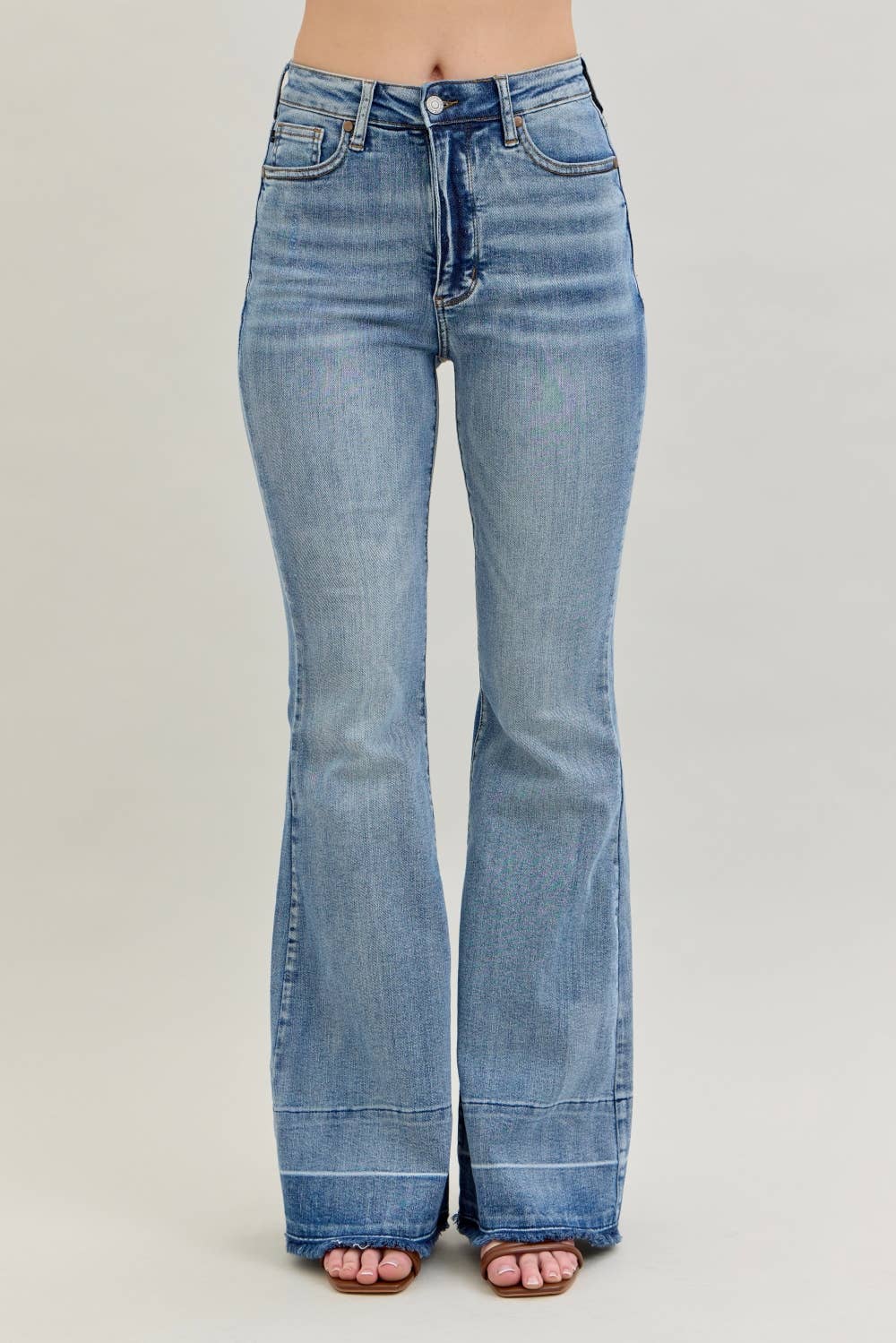HW “Tummy Control” w/ Release Hem Flare – Judy Blue