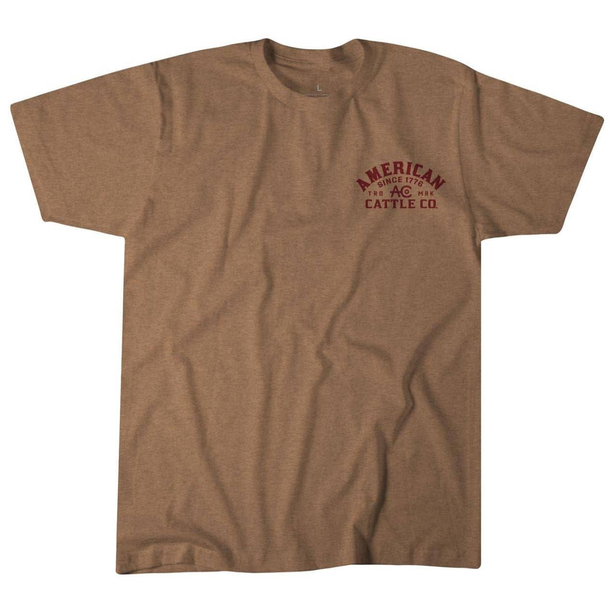 American Cattle Shadowhorn Gold Gentlemans Tee