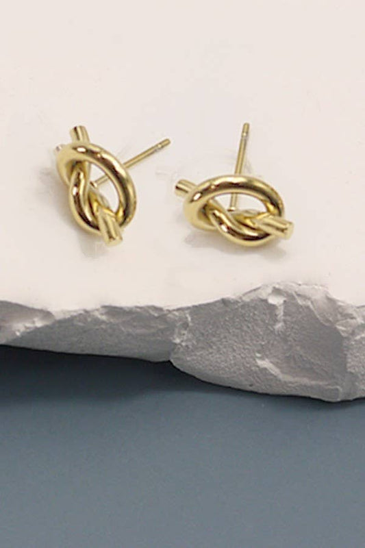 18K STAINLESS STEEL WATERPROOF TARNISH FREE KNOT | 40E305: GOLD