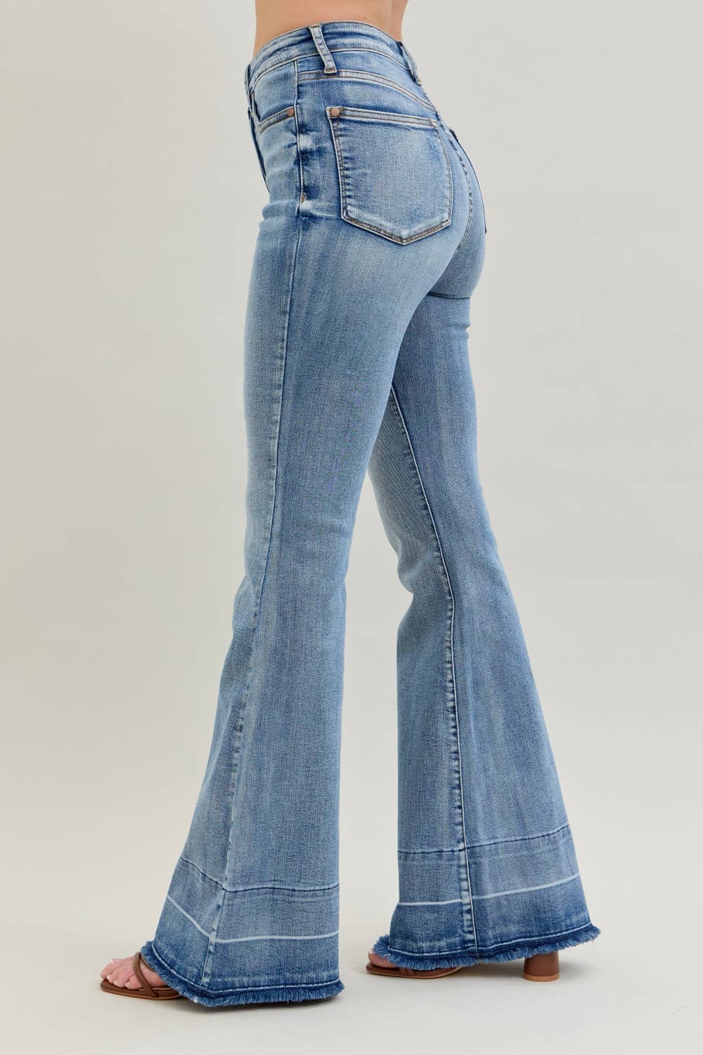 HW “Tummy Control” w/ Release Hem Flare – Judy Blue