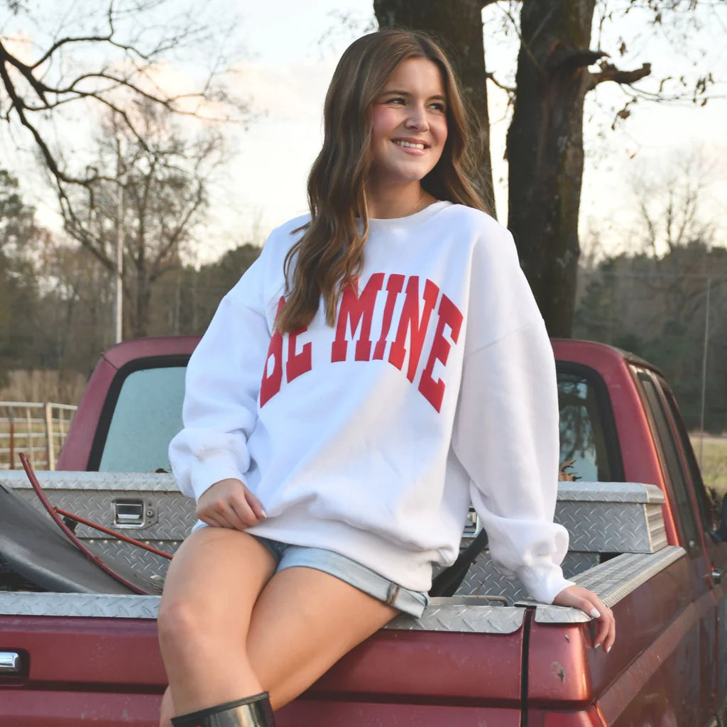 Lulu Mac Be Mine Puff Sweatshirt